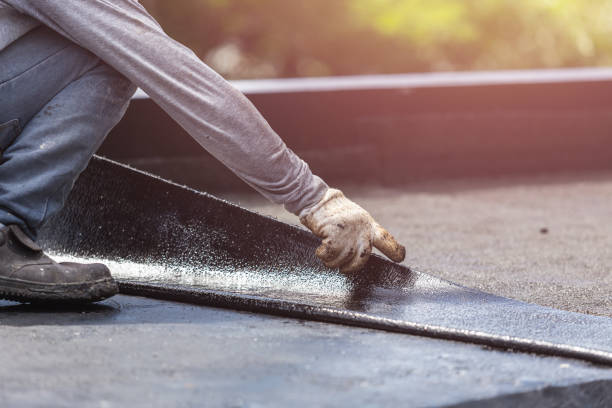 Professional Crawl Space Encapsulation technician working in Woodville, WI